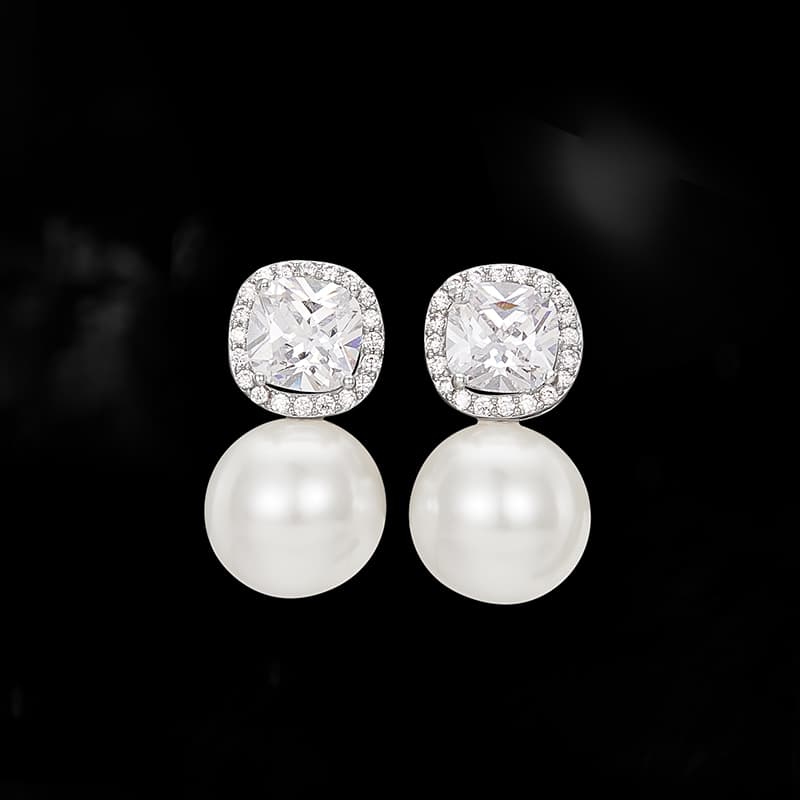 Серьги HMZ Серьги с серебряной иглой S925 пробы для женщин - изображение 5