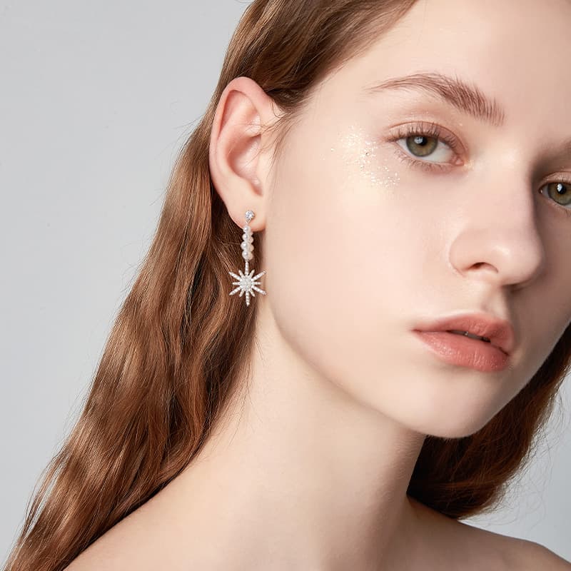 Серьги HMZ ins S925 - изображение 4