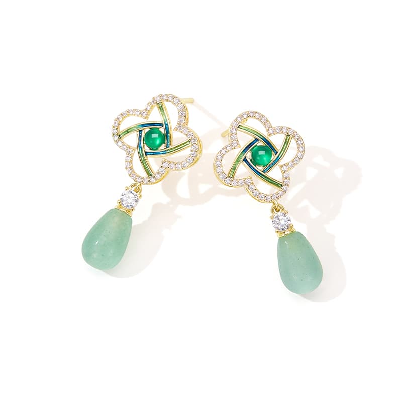 Серьги HMZ Серьги из меди и сплава женские - изображение 5