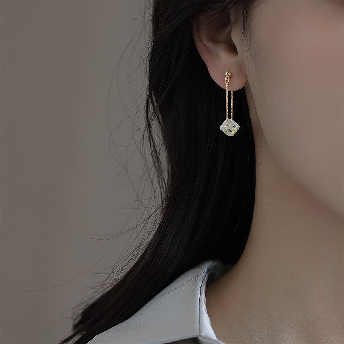 HMZ Сплав Clip ON Серьги Золотой Женские - изображение 4