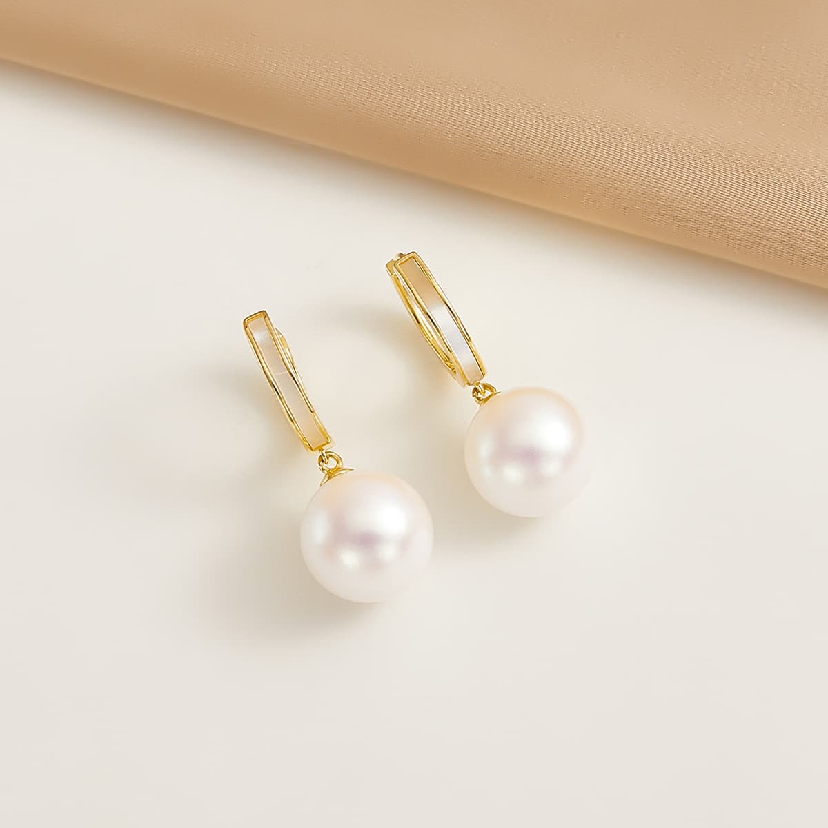 Серьги HMZ Серьги с искусственным жемчужным женским дизайном - изображение 8