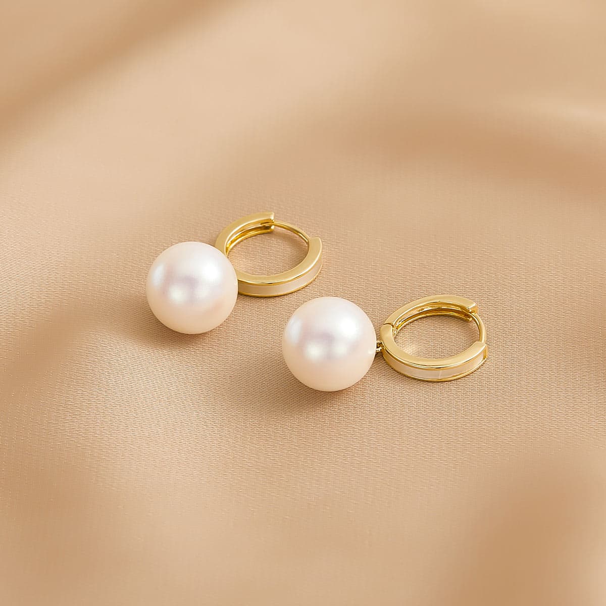 Серьги HMZ Серьги с искусственным жемчужным женским дизайном - изображение 3