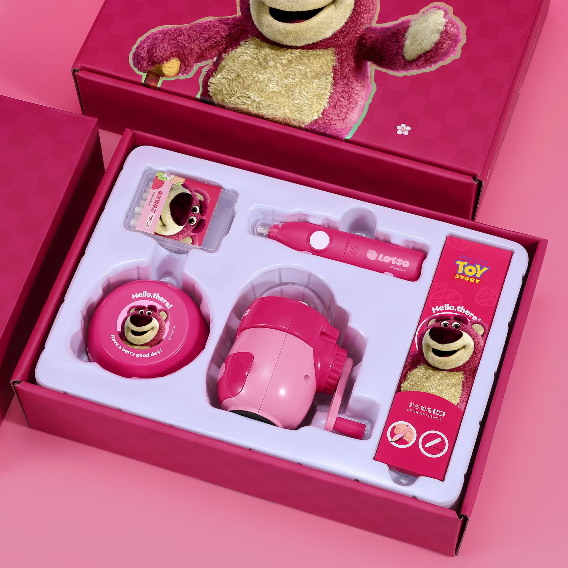 Disney Strawberry Bear Series Канцелярские товары Наборы и Подарки в коробках - изображение 5