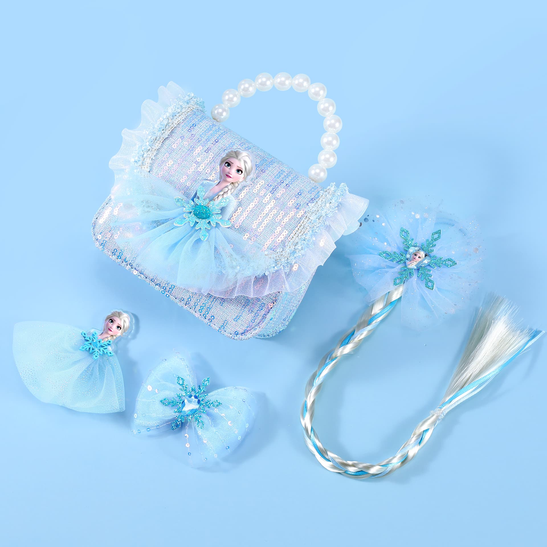 Сумка DISNEY FROZEN SERIES Синтетическая кожа текстиль Мозаика Сумка через плечо Сумки через плечо Детский Многоцветный - изображение 7