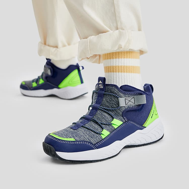 Skechers Kids' Botинки Морской Синий Лимон для Детей - изображение 5