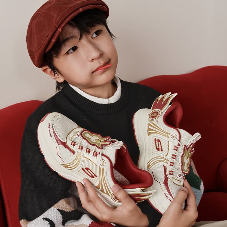 Кроссовки Skechers Синтетическая кожа текстиль противоскользящий устойчивый к ударам абразионный амортизация и легкость - изображение 7