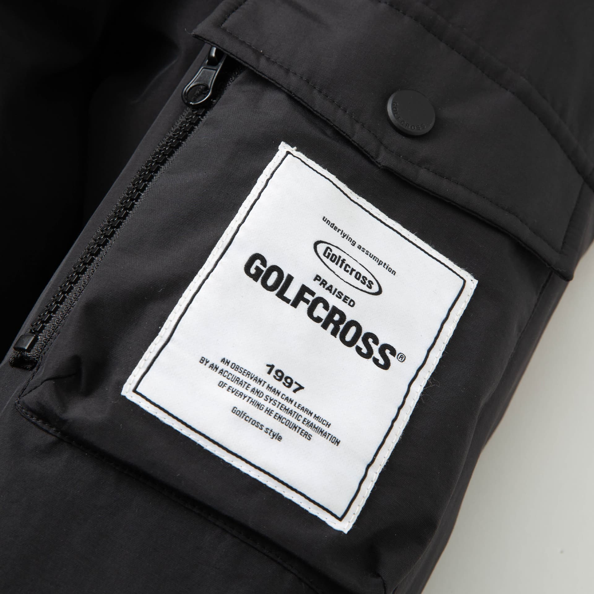 Зимняя куртка GOLFCROSS Черный Унисекс Пуховики - изображение 7