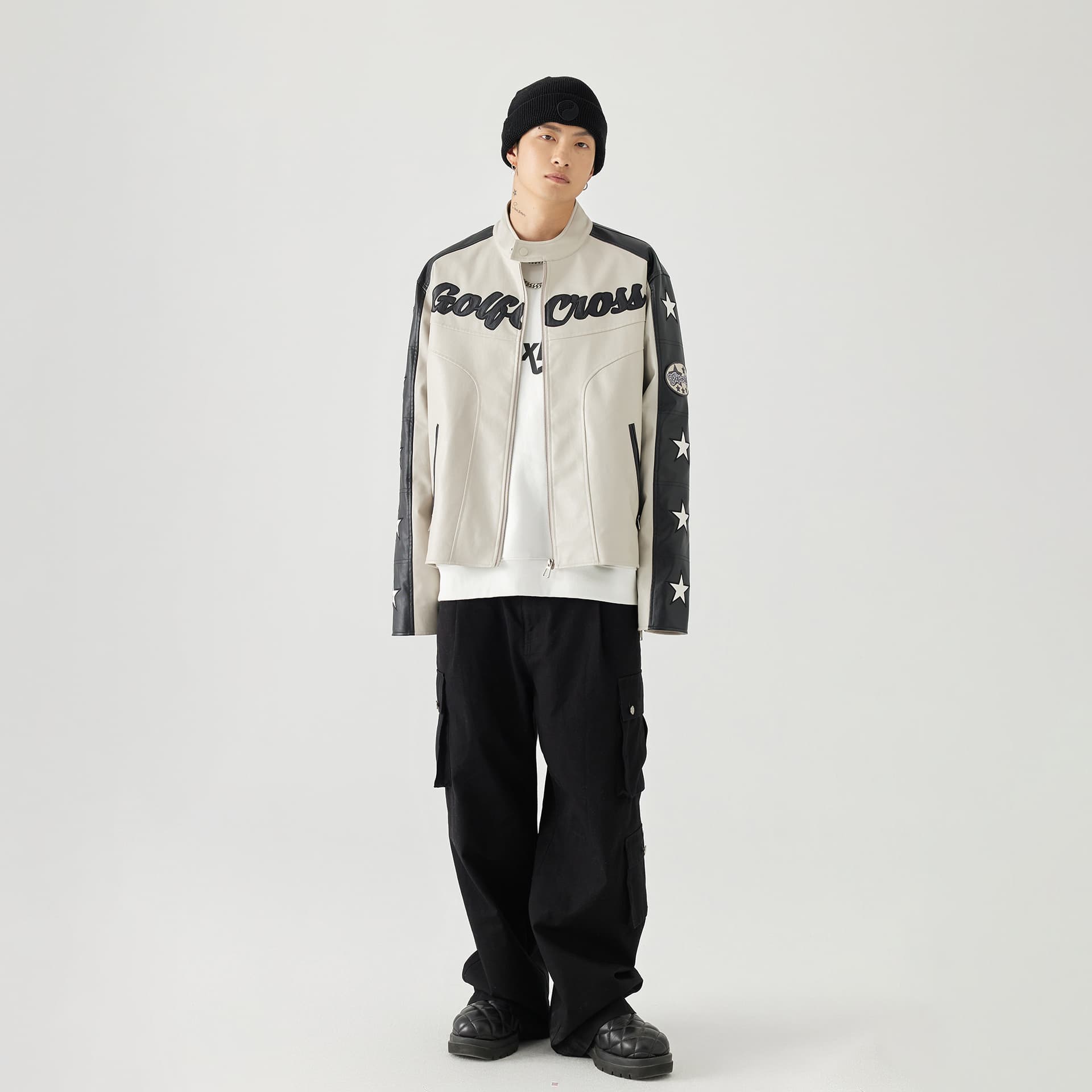Кожаная куртки GOLFCROSS PU Jacket - изображение 6