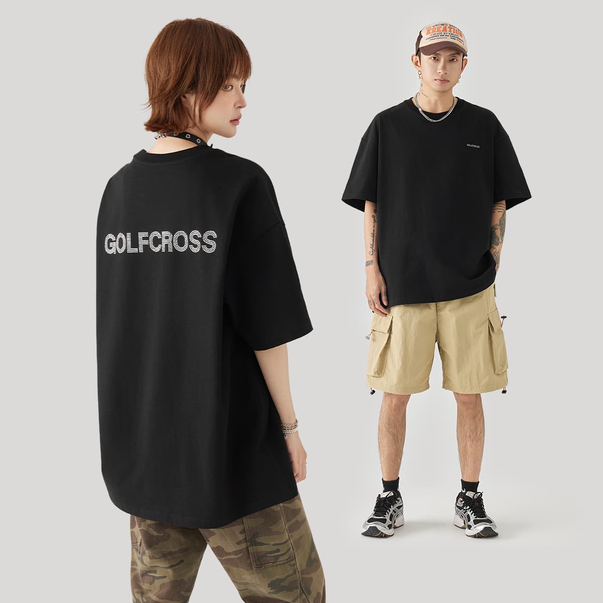 Футболка GOLFCROSS Унисекс T-рубашки - изображение 4