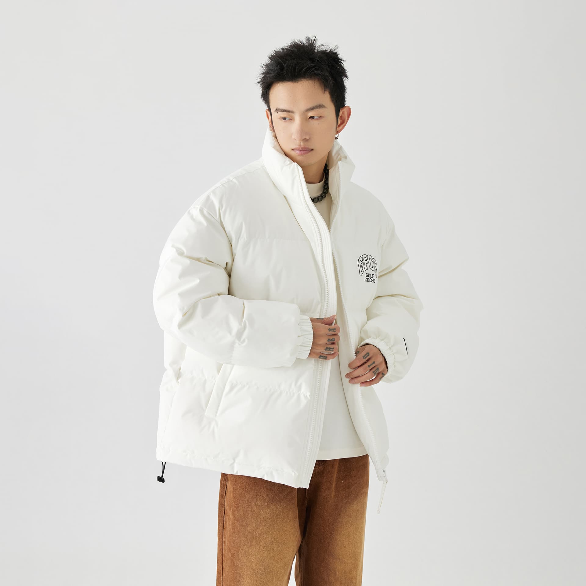 Зимняя куртка пуховик GOLFCROSS Logo - изображение 6