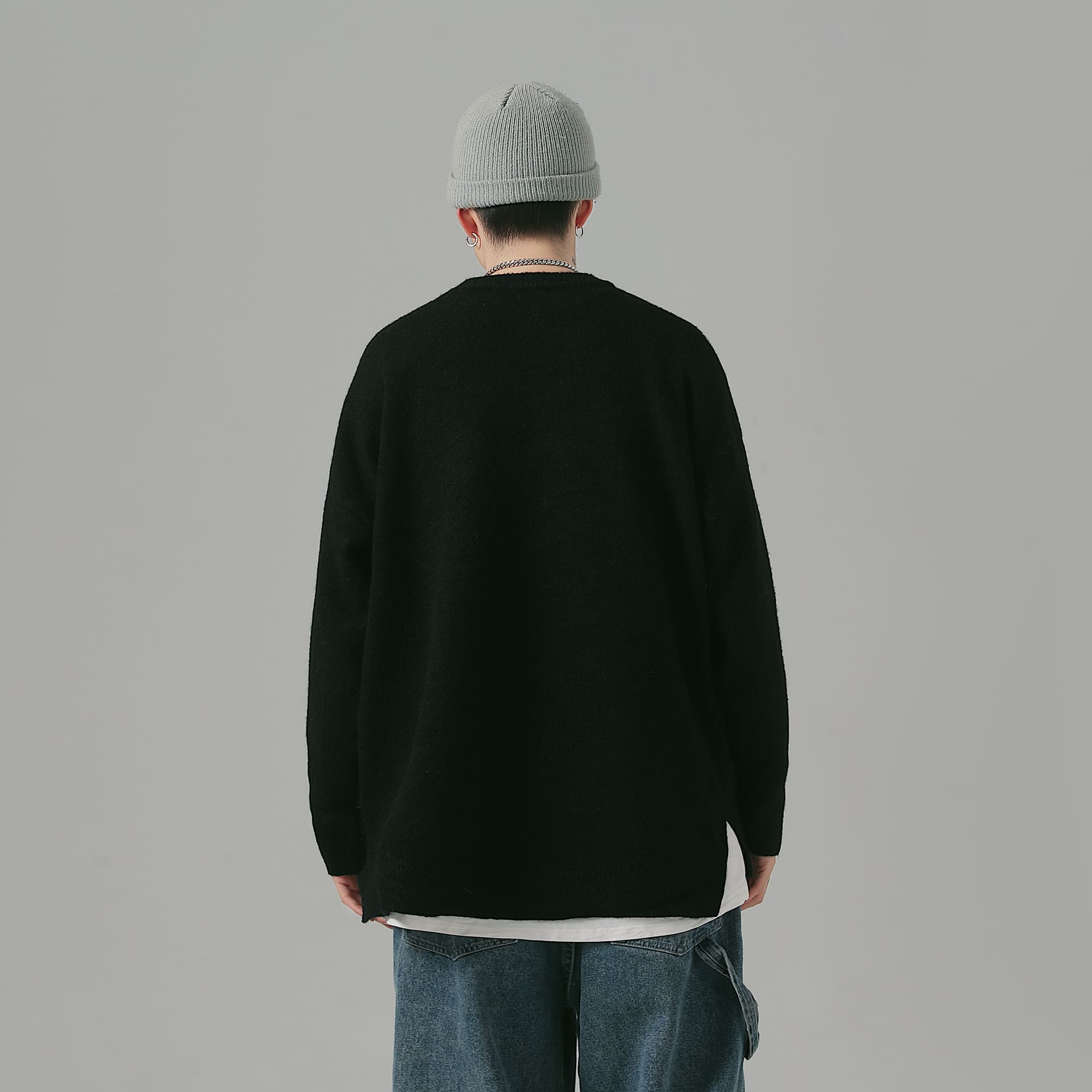 Кофта GOLFCROSS Logo Embroidered Pullover Sweater - изображение 6