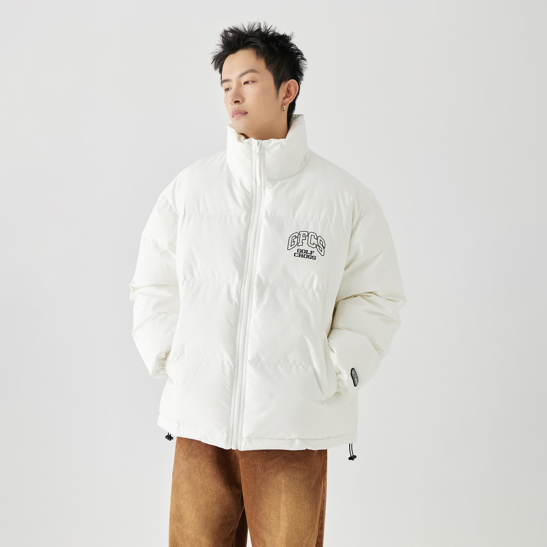 Зимняя куртка пуховик GOLFCROSS Logo - изображение 5