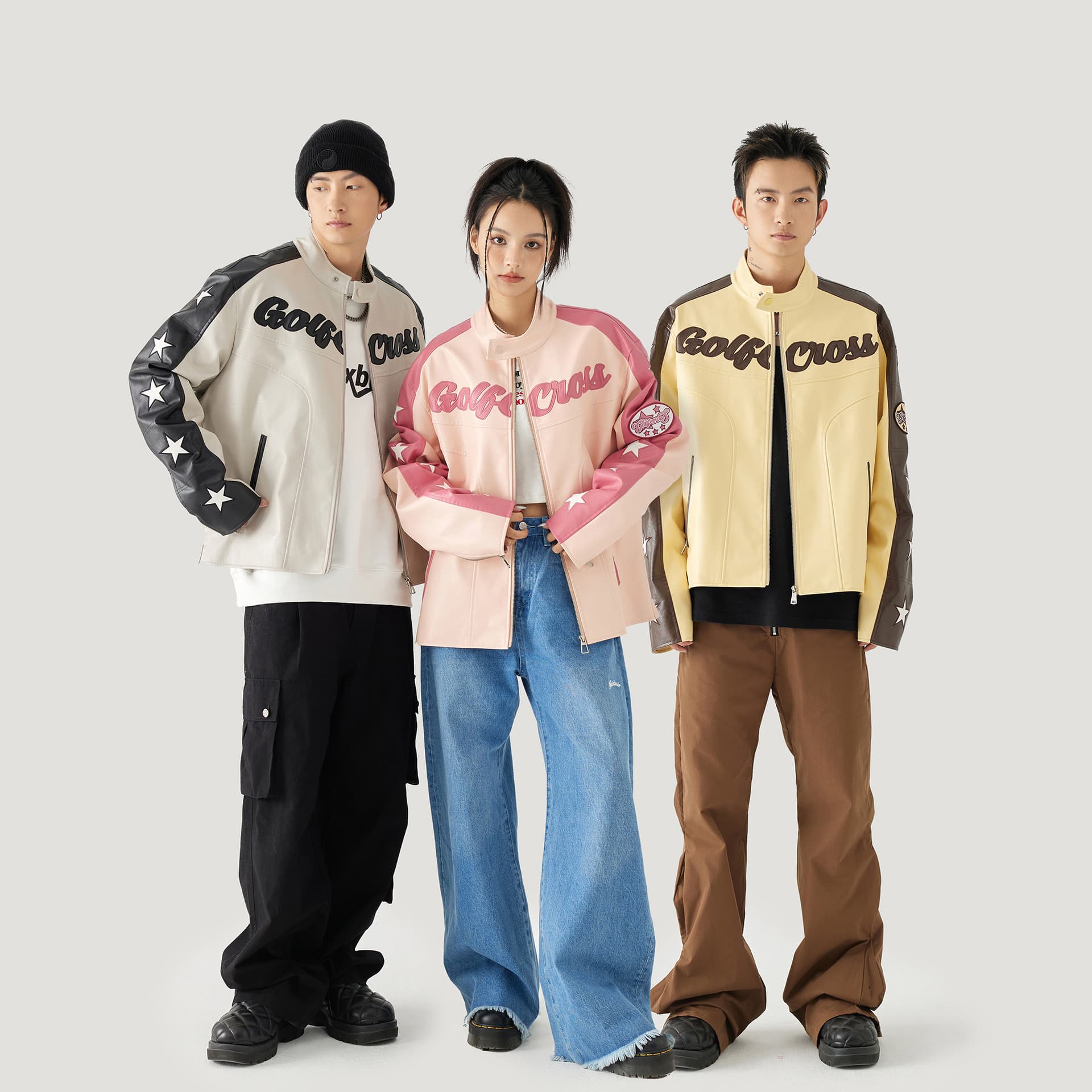 Кожаная куртки GOLFCROSS PU Jacket - изображение 7