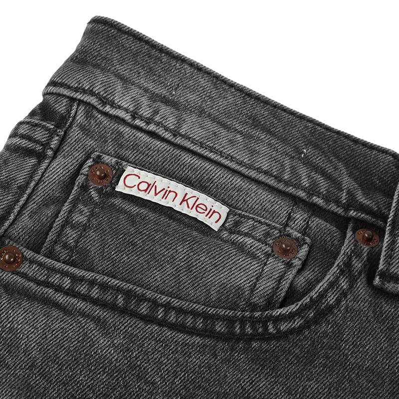 Штаны Calvin Klein Темно-серые Мужские Джинсы - изображение 5