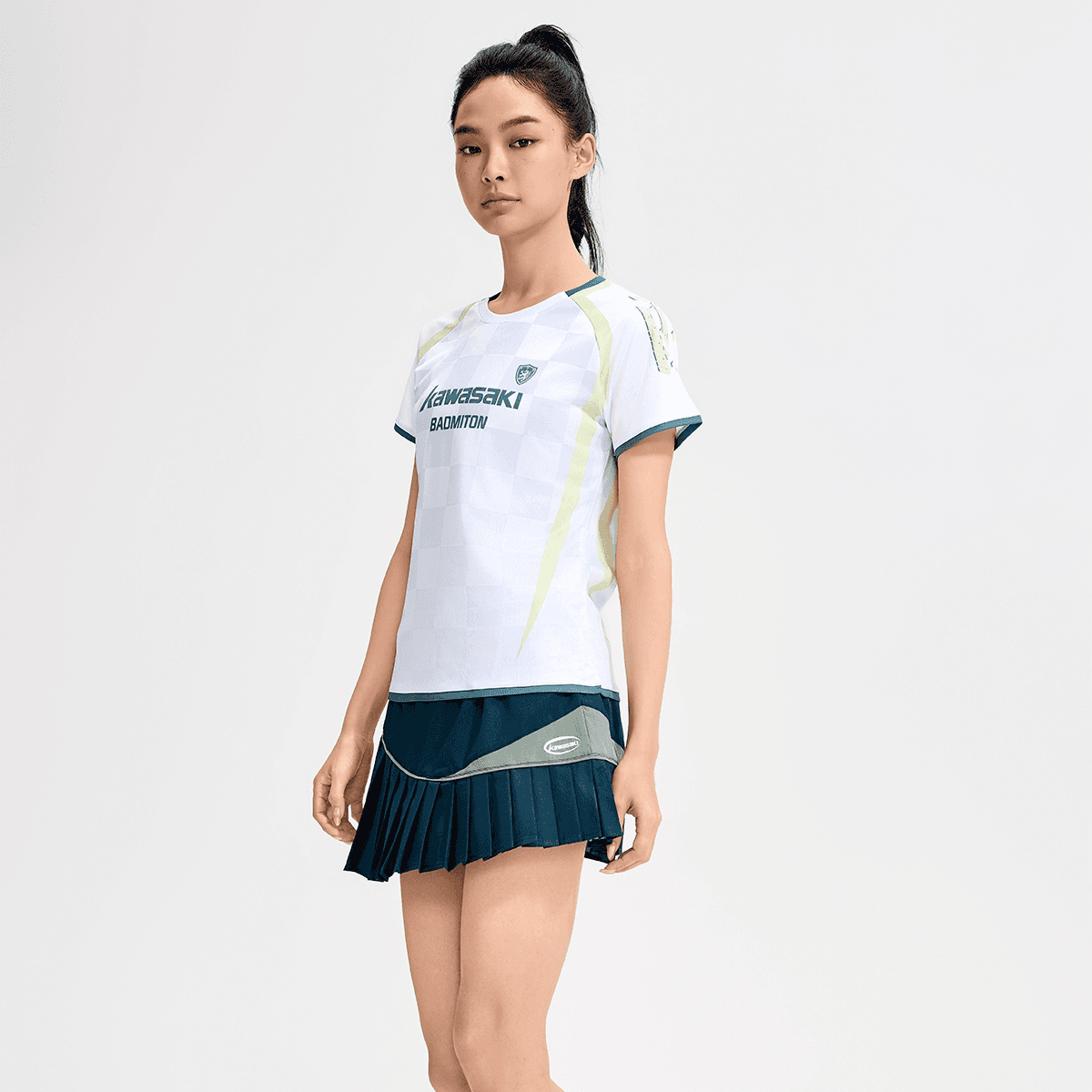 Футболка Kawasaki Match Clothing Collection Стандартная (Стандартная) T-Рубашка Женская - изображение 5