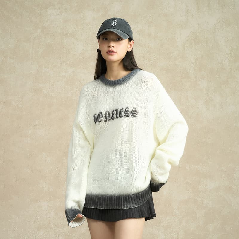 BONELESS Cut No-Seam Ecru Unisex Knitwear - изображение 5