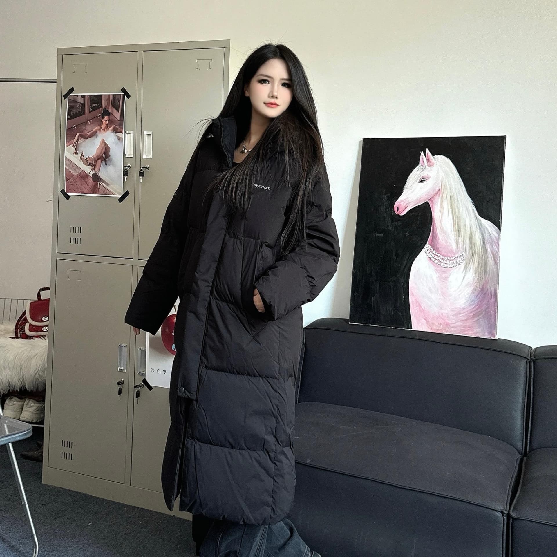 Зимняя куртка COVERNAT FW24 Пуховик Унисекс Черный - изображение 4