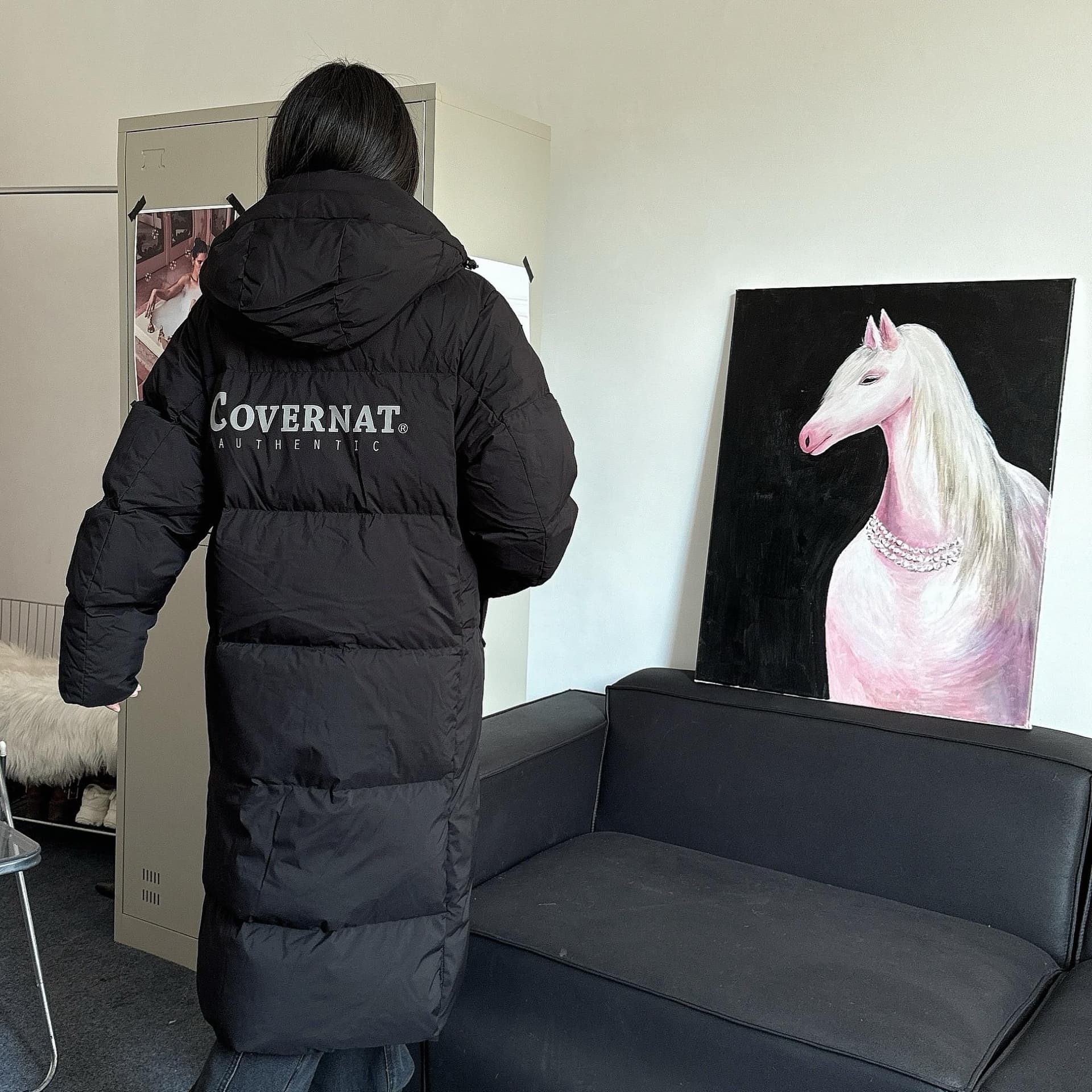 Зимняя куртка COVERNAT FW24 Пуховик Унисекс Черный - изображение 5
