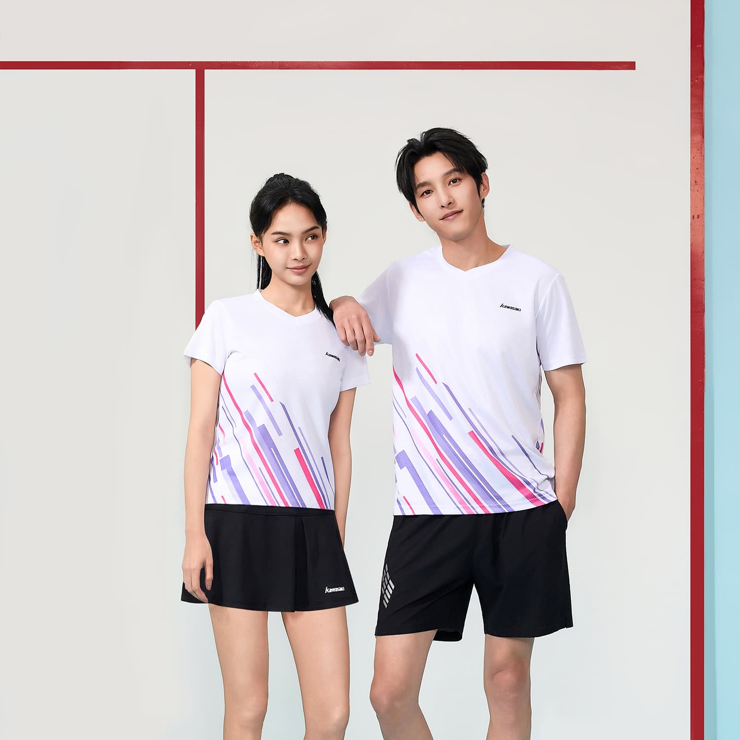 Кавасаки Match Clothing Collection Женские Форма для бадминтона - изображение 2