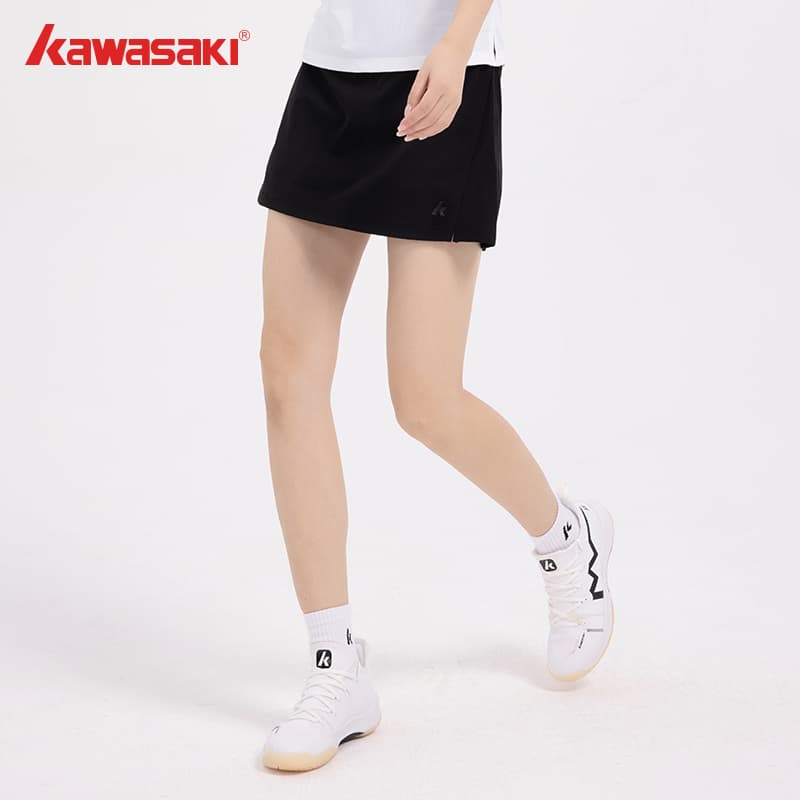 Kawasaki Goddess Collection Падел-бадминтон Джерси Женский 2 предмета Комплект Магия Цветы Черный Белый Синий - изображение 4