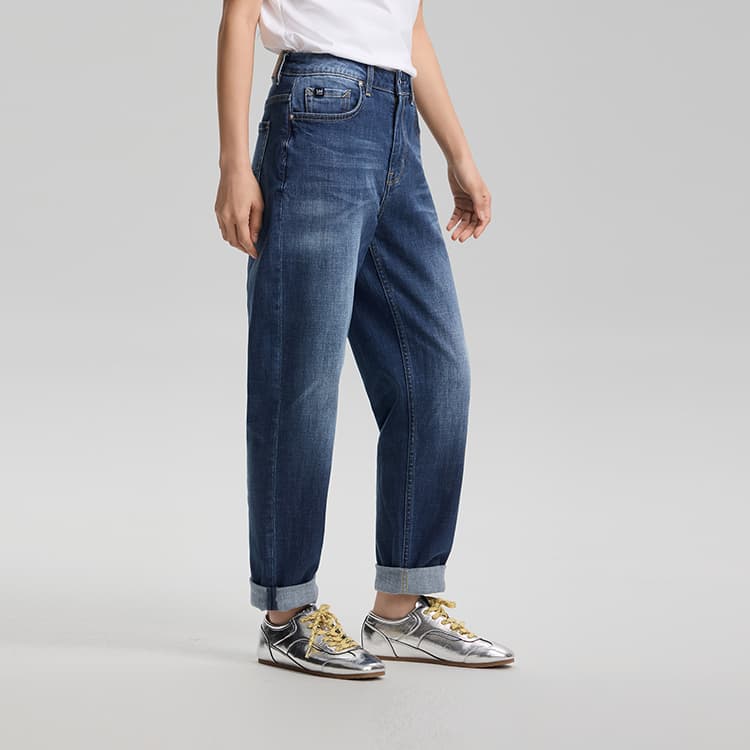 Джинсы Lee Medium Dark Blue Women's Jeans Ли Мид Темно-Синий Женские Джинсы - изображение 5