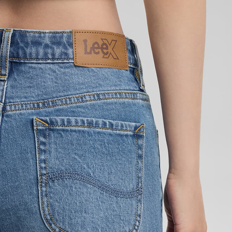 Джинсы Lee Medium Blue Women's Jeans Ли Мидни Блу Женский Джинсы - изображение 5