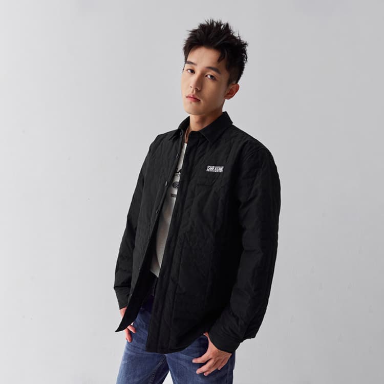 Зимняя куртка Lee FW24 Quilted Down Jacket Black - изображение 5