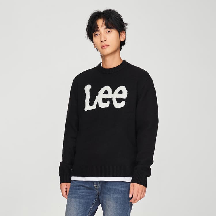 Кофта Lee Черные Мужские Свитера - изображение 6