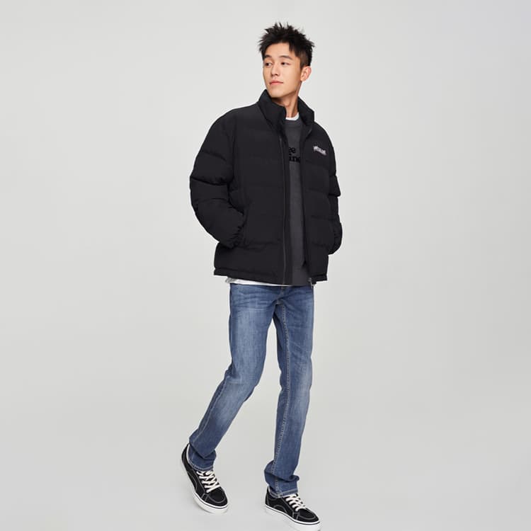 Зимняя куртка пуховик Lee FW24 Хлопковый пуховик Мужской Черный - изображение 3
