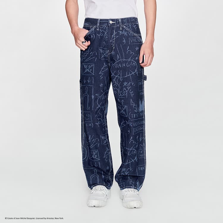Штаны Lee X Basquiat SS24 - изображение 3