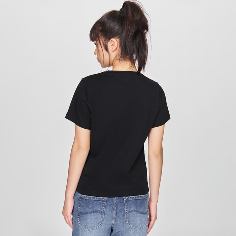 Футболка Lee SS25 Standard (Standard) T-Shirt Женская Черная - изображение 7