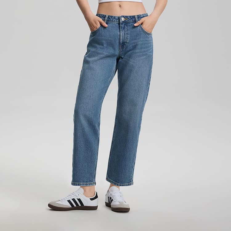 Джинсы Lee Medium Blue Women's Jeans Ли Мидни Блу Женский Джинсы - изображение 6
