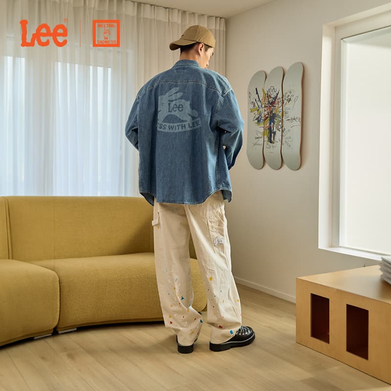 Штаны Lee X Melting Sadness FW24 - изображение 6