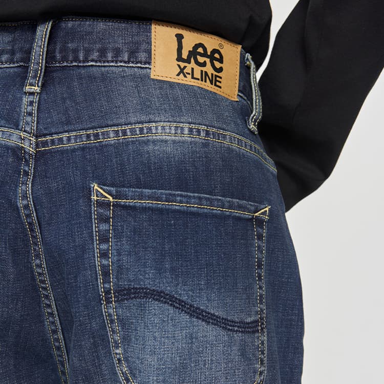 Штаны Lee SS25 Джинсы Мужские Средне-Темно-Синие - изображение 8