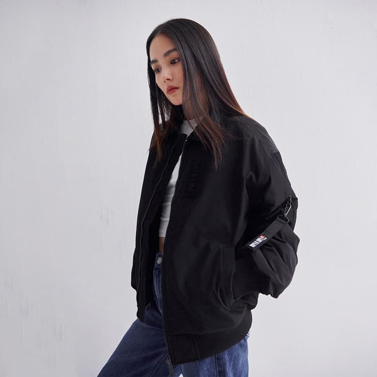 Зимняя куртка Lee FW24 Baseball Down Jacket Black - изображение 7