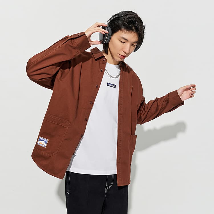Рубашка Lee FW23 Brown Shirt - изображение 5