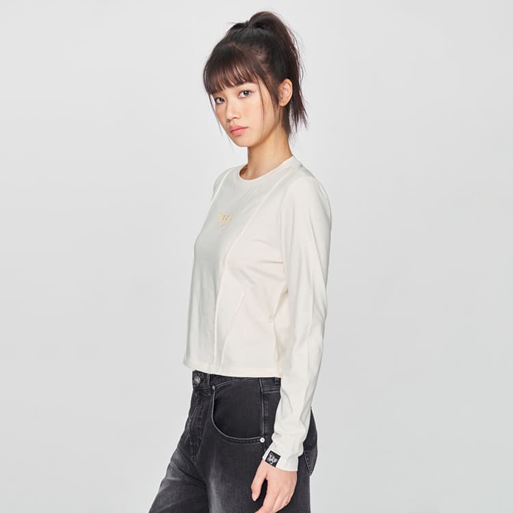 Футболка Lee SS25 Standard (Стандартная) T-Рубашка Женская Экрю - изображение 6