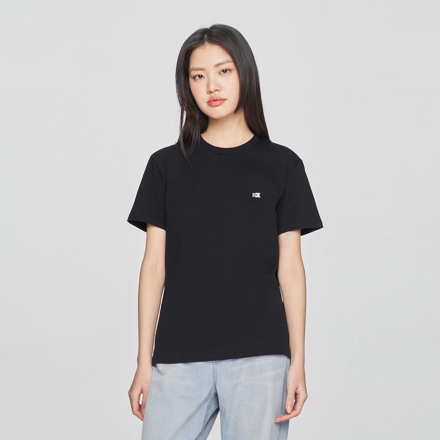 Футболка Lee Xline Logo Print Tee Black - изображение 9