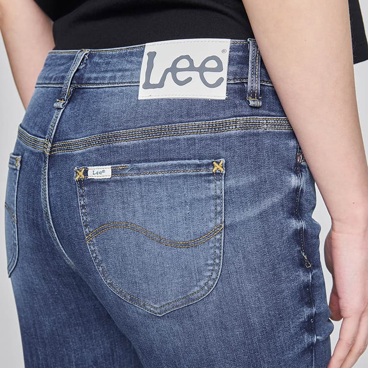 Джинсы Lee SS25 Джинсы Женские Средне-Темно-Синий - изображение 6