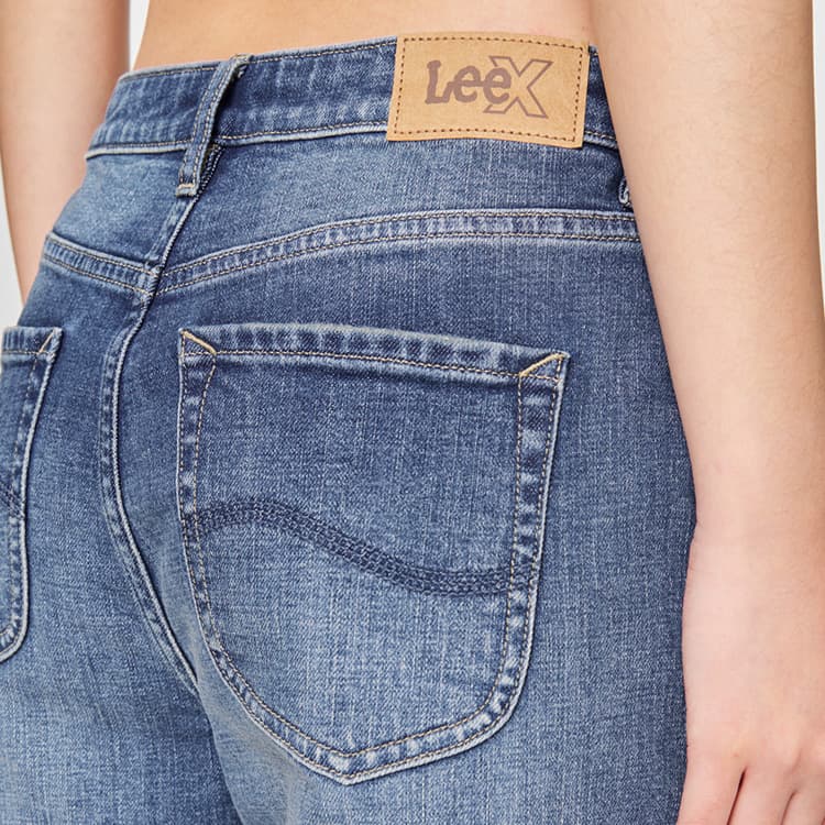 Джинсы Lee SS25 Джинсы Женские Средне-синий - изображение 7