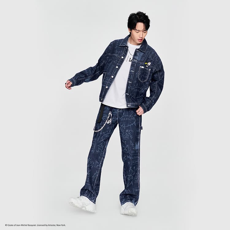 Джинсовая куртка Lee X Basquiat SS24 Laser Denim Jacket - изображение 3