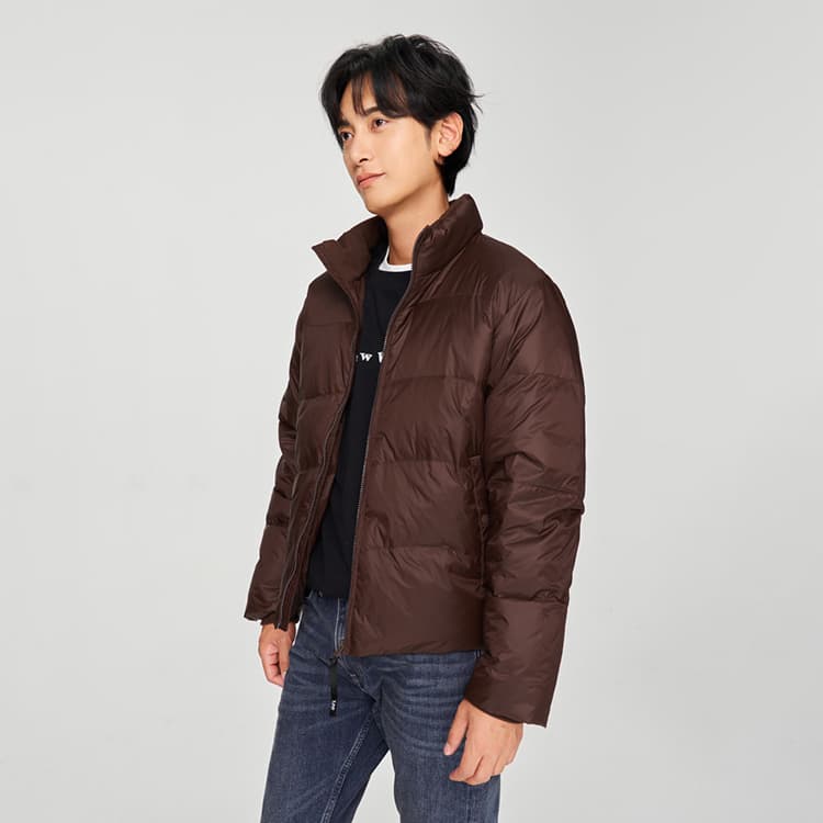 Зимняя куртка Lee FW24 Пуховик Мужской Темно-Коричневый - изображение 6