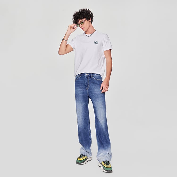 Штаны Lee SS24 Loose Straight Jeans Light Blue - изображение 5