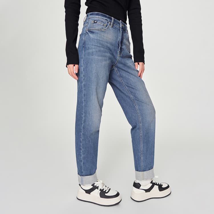 Джинсы Lee FW24 Джинсы Женские Средне-синие - изображение 6