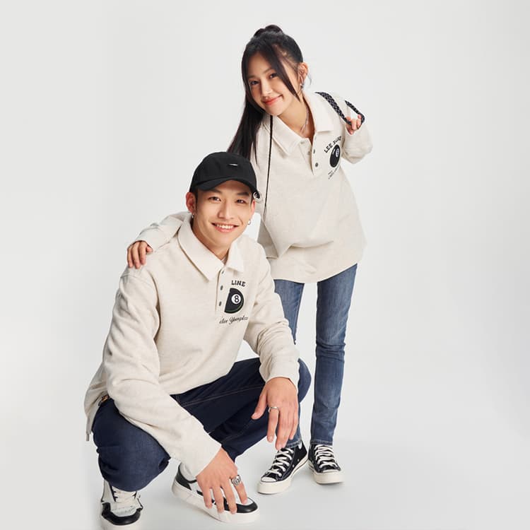 Худи Lee FW24 Oatmeal Grey - изображение 4