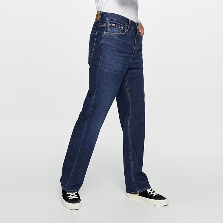 Штаны Lee FW23 Straight Jeans Mid Blue - изображение 7