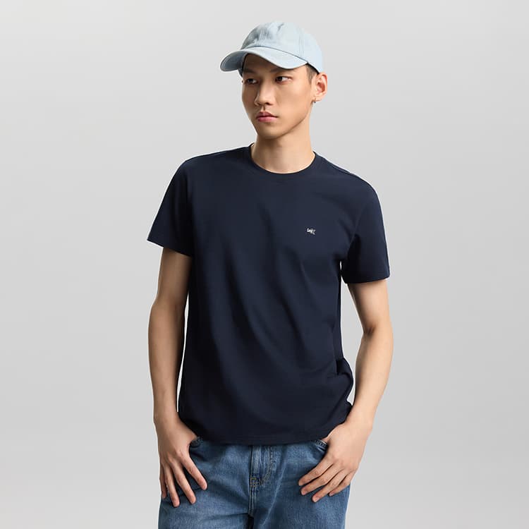 Футболка Lee Xline Logo Print Tee Black - изображение 23