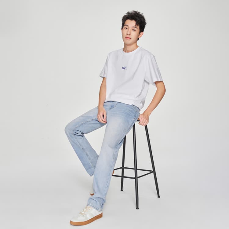 Штаны Lee SS25 Джинсы Мужские Светло-Синие - изображение 5