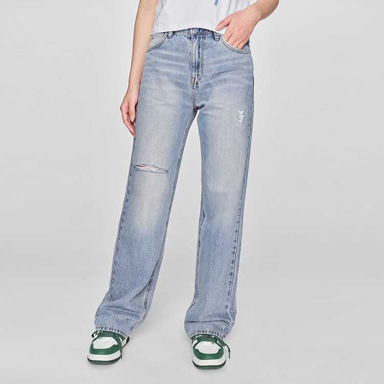 Джинсы Lee SS25 Джинсы Женские Светло-Синий - изображение 4