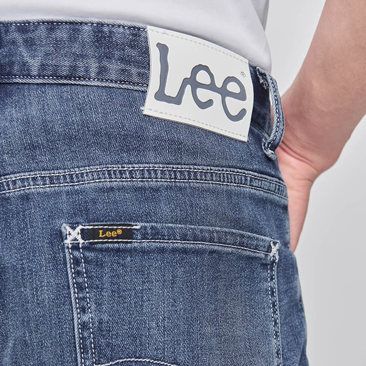 Штаны Lee Medium Blue Men's Jeans Ли Средне-синие Мужские Джинсы - изображение 7